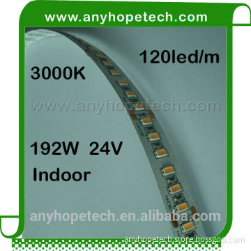 High quality alibaba Wholesale warm white 3000K 24 volt led strip 600 leds